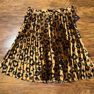 Ava & Viv Animal Print A-Line Skirt